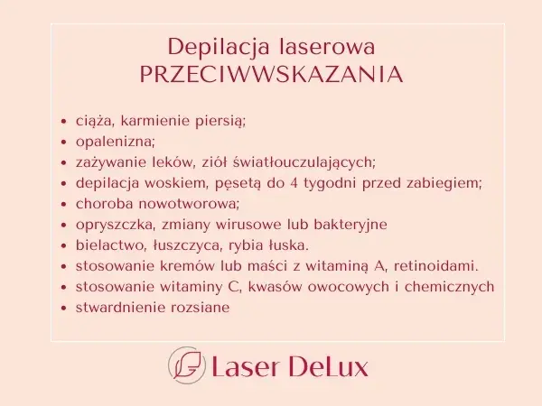 Depilacja laserowa: Czego nie wolno? Uniknij błędów i powikłań