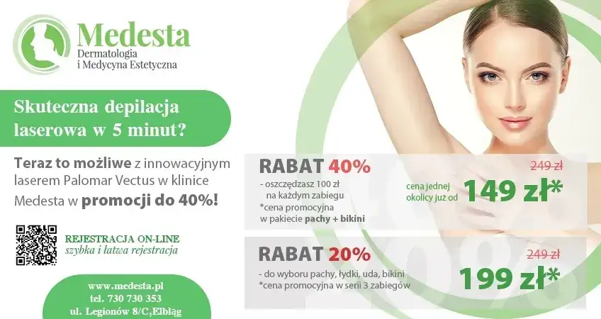 Pakiety depilacji laserowej promocje